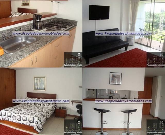 Apartamento Amoblado en Arriendo en Medellín Cód.  10041-1