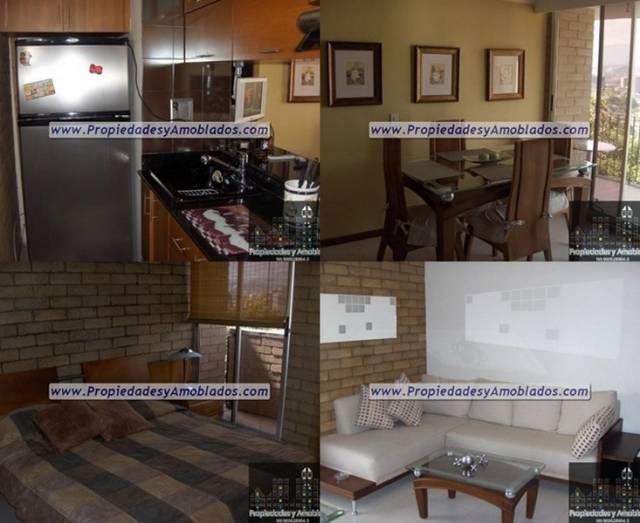 Alquiler de Apartamento Amoblados en el poblado - Patio bonito Cód.  10020