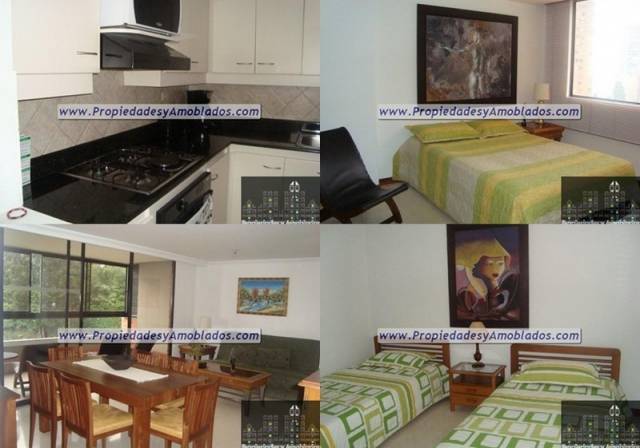 Apartamento Amoblado en el Poblado para la Renta Cód.  10047