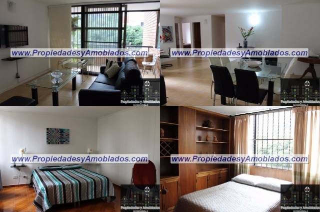 Se Renta Apartamento Amoblado en el poblado Sector Milla de Oro Cód. 10458