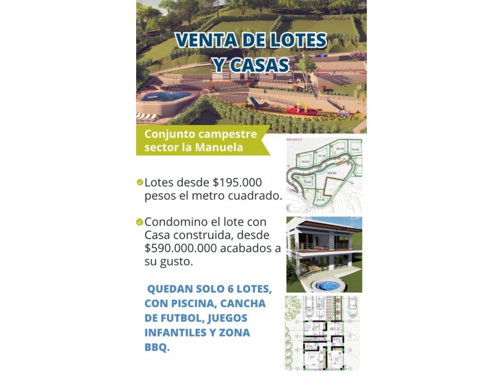 Venta de Lote Manuela  Campestre en la Manuela, Manizales COD 6819539