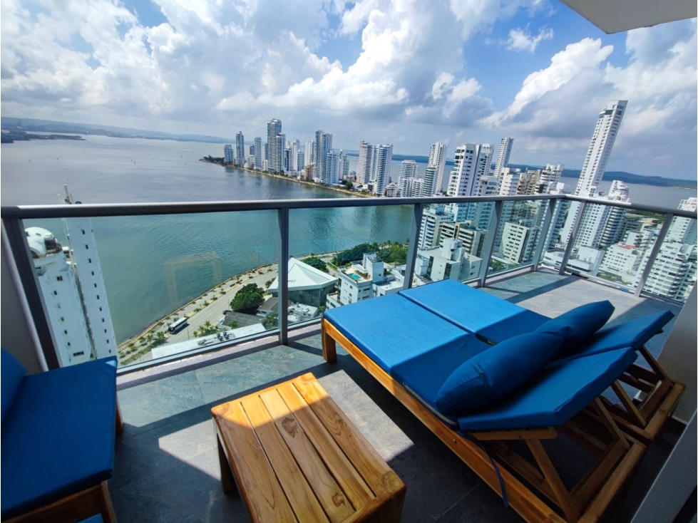 ARRIENDO APARTAMENTO BOCAGRANDE CARTAGENA
