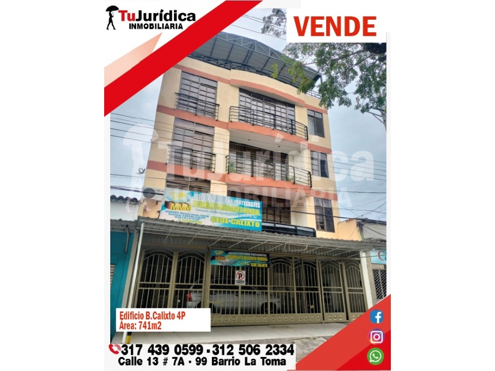 SE VENDE EDIFICIO SAN ANTONIO - NEIVA (HUILA -COL)