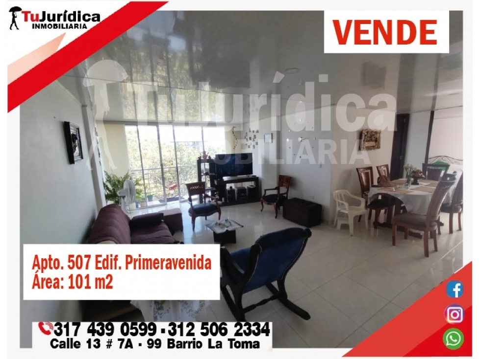 SE VENDE APARTAMENTO 5P NORTE - CONJUNTO PRIMERAVENIDA - NEIVA (HUILA)