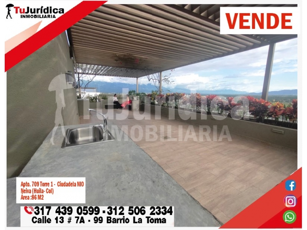 SE VENDE ESPECTACULAR APARTAMENTO - TANGARA C. NIO - NEIVA (HUILA-COL)