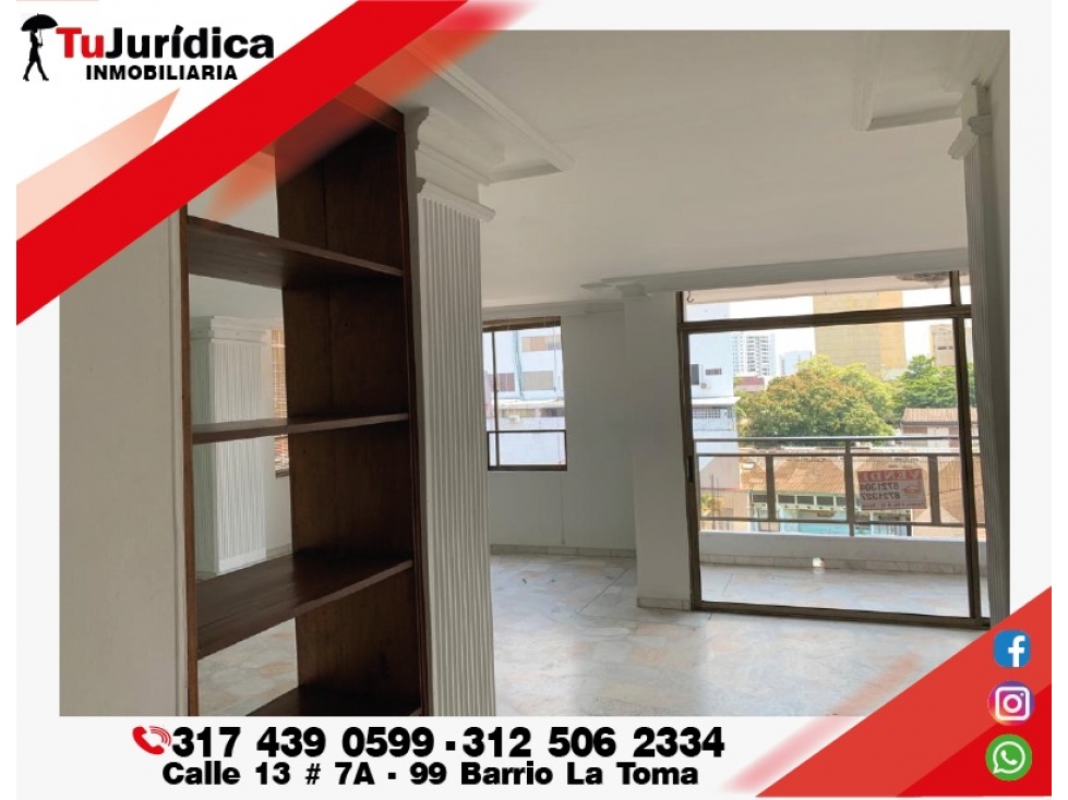 SE VENDE APARTAMENTO EDIF. LAS MARGARITAS CENTRO NEIVA (HUILA-COL)