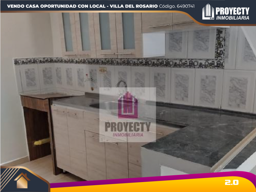 VENDO CASA OPORTUNIDAD CON LOCAL - VILLA DEL ROSARIO