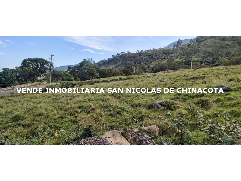 vendo lotes urbanizados en chinacota