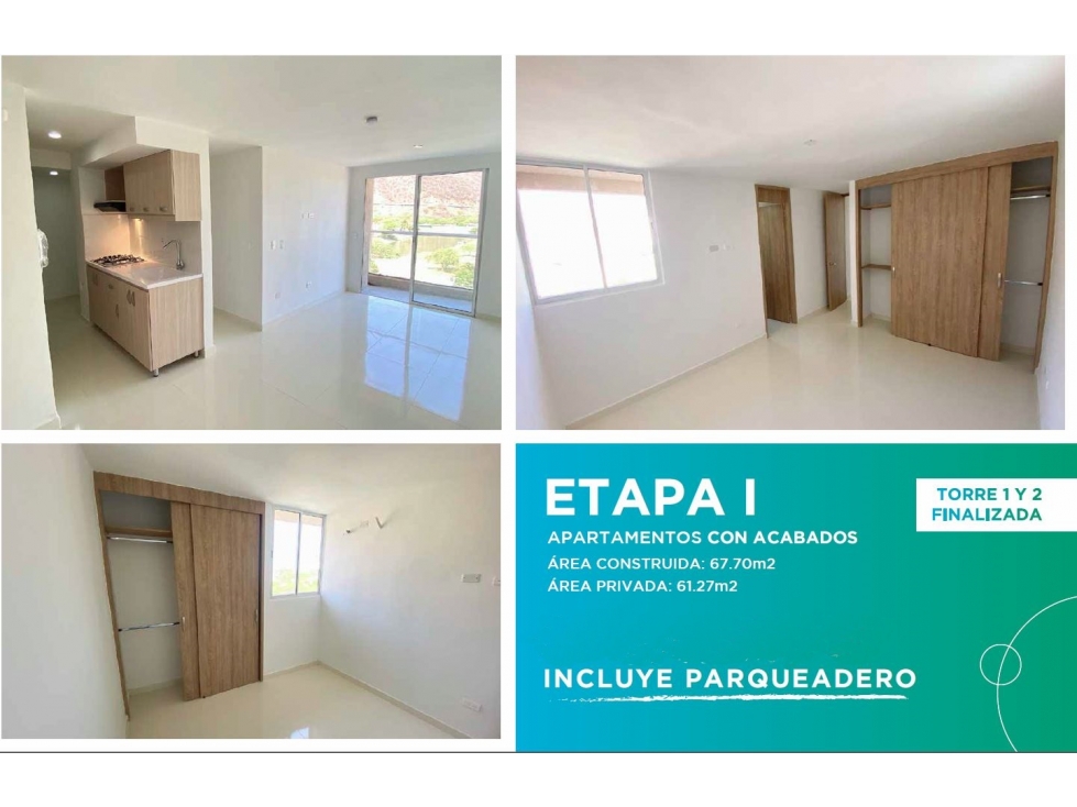 Venta de apartamentos para estrenar en San Pablo -Santa Marta