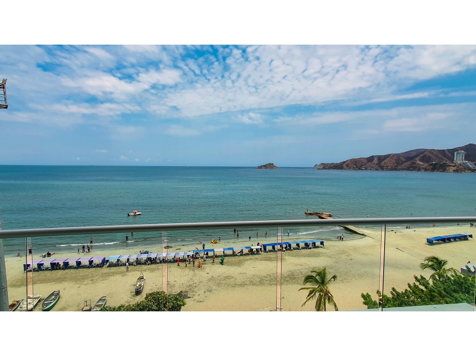 Despierta mirando la playa,  Apartamento  Frente al mar - Santa Marta