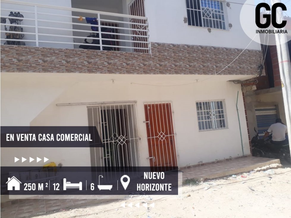 Se vende casa comercial en barrio Nuevo Horizonte