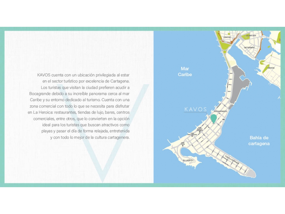CARTAGENA VENTA APARTA SUITES EN BOCAGRANDE - KAVOS