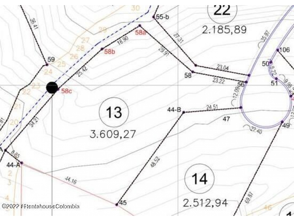 Lote en  Yerbabuena(Chia) RAH CO: 23-426