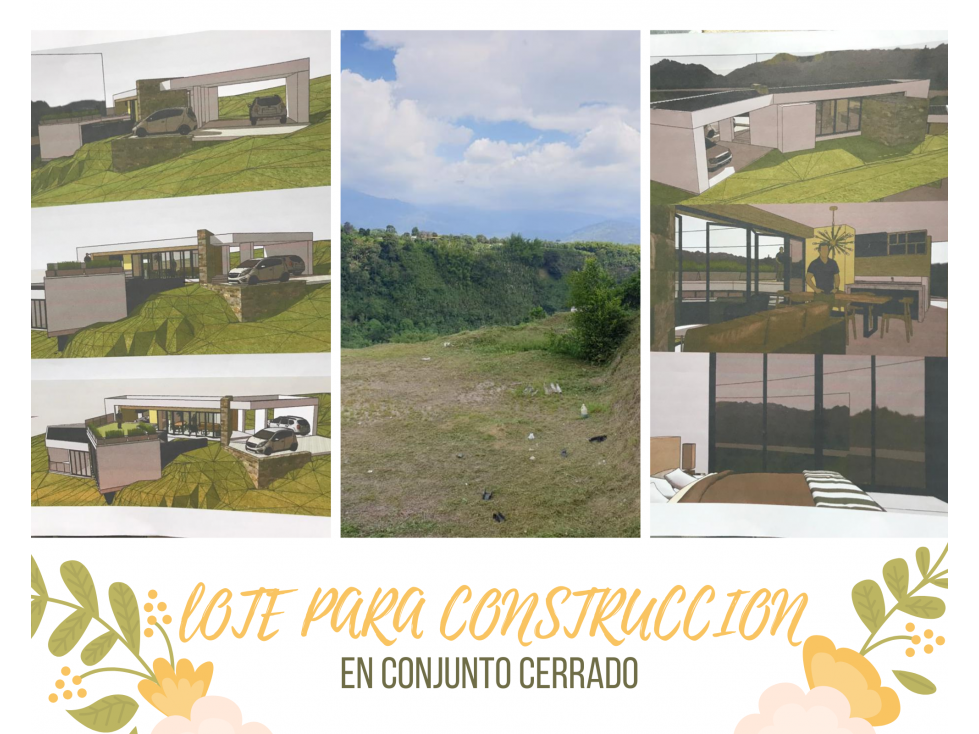 LOTE PARA CONSTRUIR TÚ CASA  CONJUNTO CERRADO VÍA CAIMO 5556
