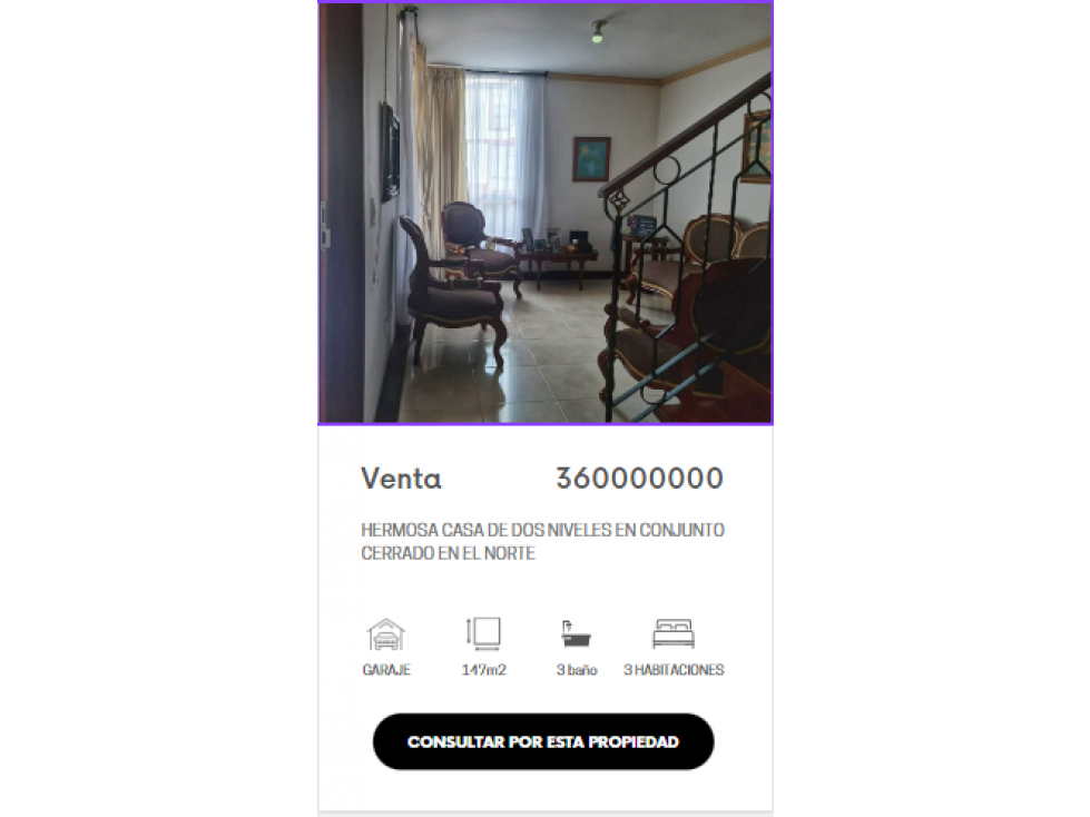 CASA DE 2 PISOS EN EL NORTE DE LA CIUDAD 2029