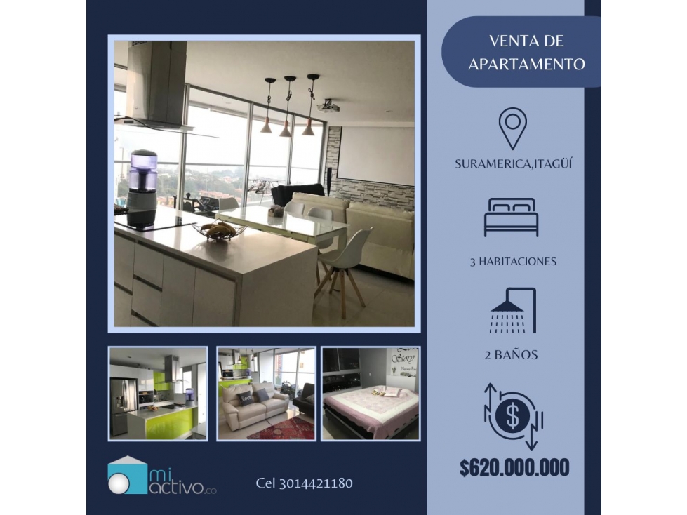 VENTA APARTAMENTO, SECTOR SURAMERICA