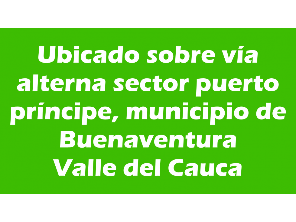 LOTE PUERTO PRINCIPE PARA ESTACION DE SERVICIO EN BUENAVENTURA VALLE