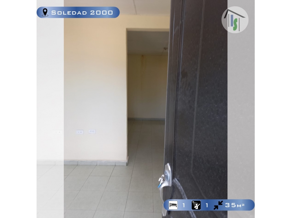 Soledad 2000 - Apartaestudio en arriendo