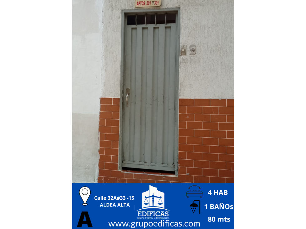 ARRIENDO APARTAMENTO EN ALDEA ALTA