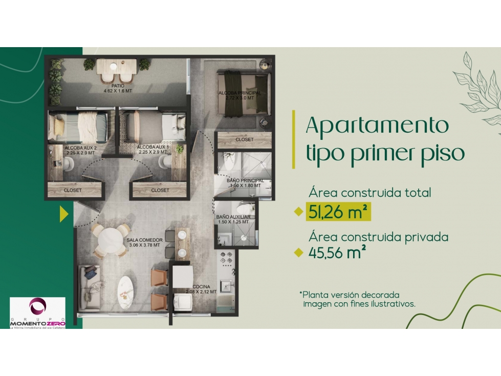 VENTA APARTAMENTOS SOBRE PLANOS 3 HABITACIONES DOSQUEBRADAS