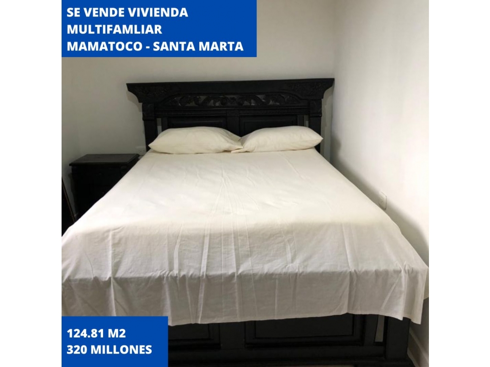 SE VENDE VIVIENDA MULTI FAMILIAR EN MAMATOCO