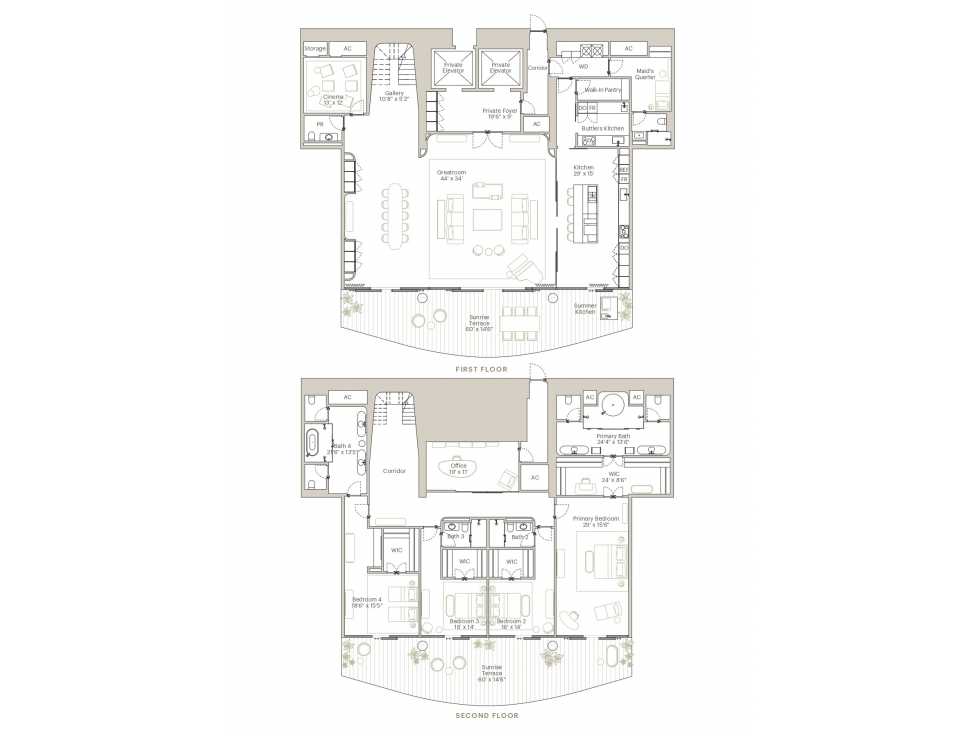 VENTA APARTAMENTO DUPLEX H 751.5 M2 PROYECTO 1428 BRICKELL, FLORIDA