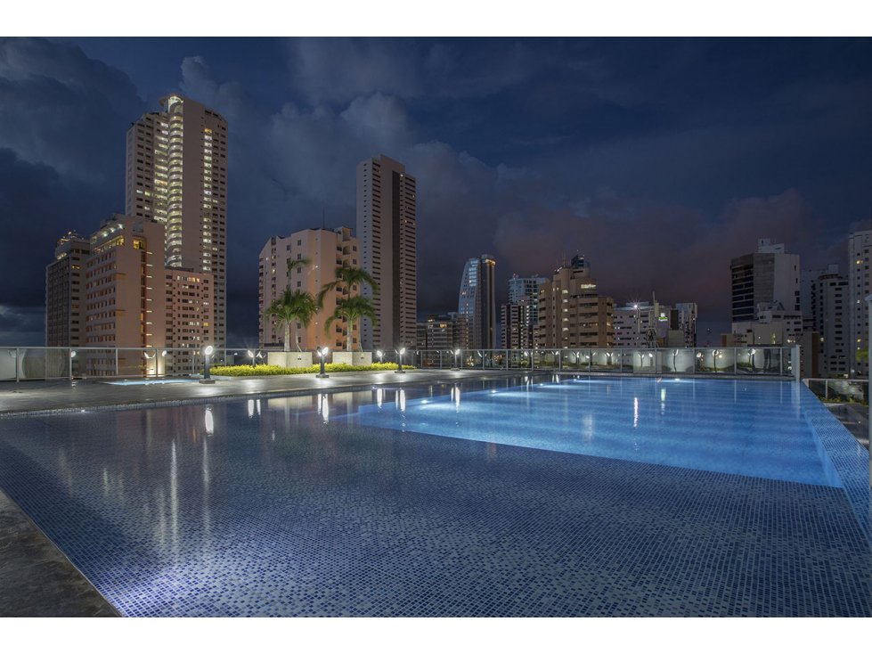VENTA DE APARTAMENTO0 DE 2 ALCOBAS BOCAGRANDE EDIFICIO INFINITUM