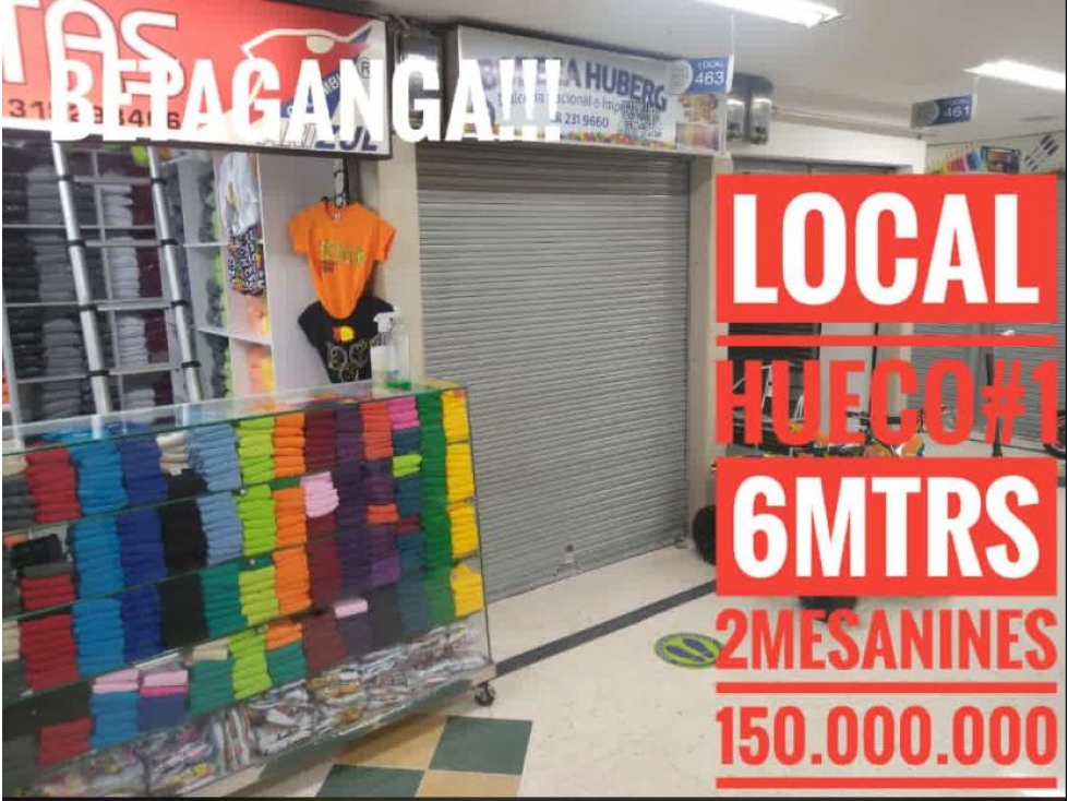 Local en el hueco #1 de Medellín  en precio de oportunidad