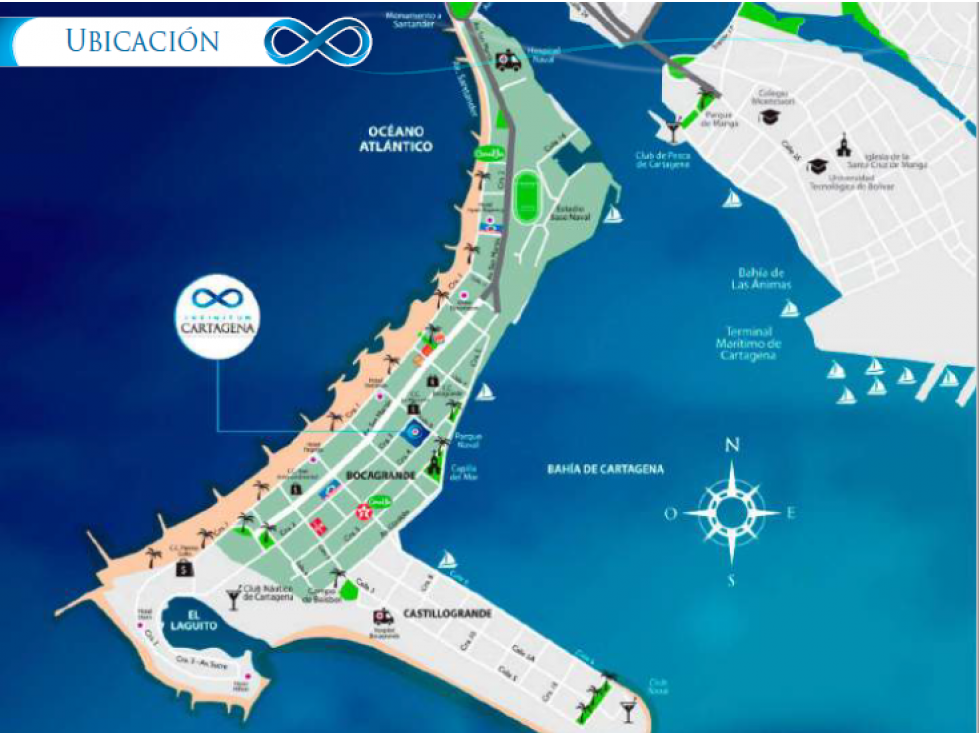 Venta Apartamentos Bocagrande Cartagena 128,9 Mts2