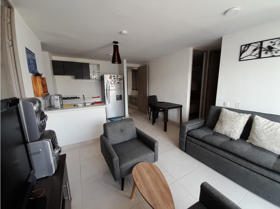 APARTAMENTO AMOBLADO EN ARRIENDO PEÑAZUL LA ALDEA. RICAURTE C/MARCA