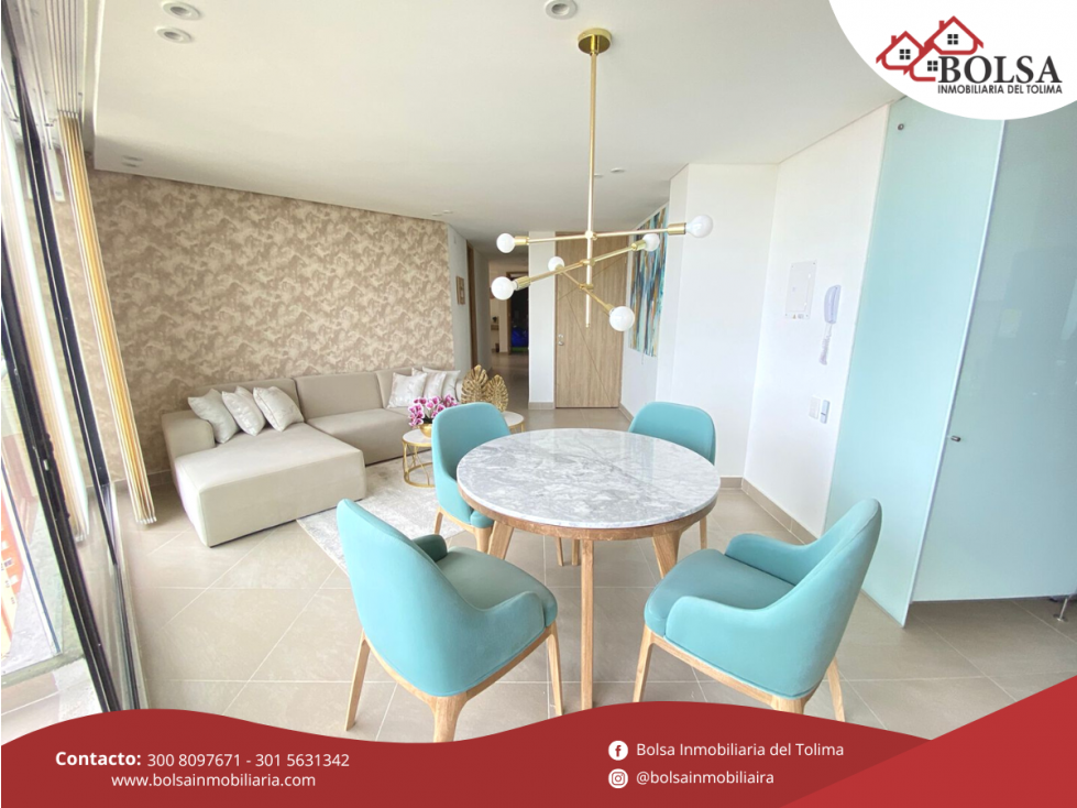 ARRIENDO APARTAMENTO RESERVA DEL VERGEL PISO 14