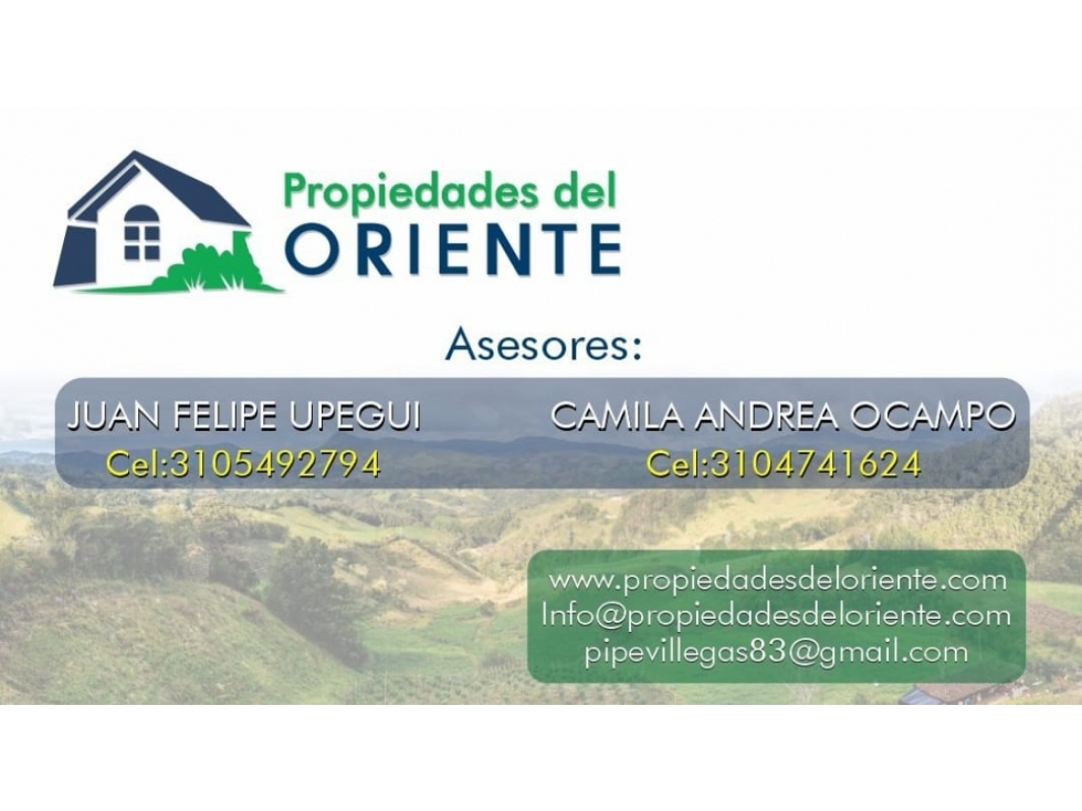 venta finca en San vicente