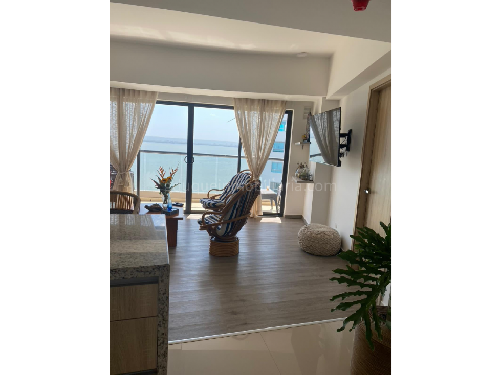 Hermoso apartamento con vista a la cienaga de Cartagena