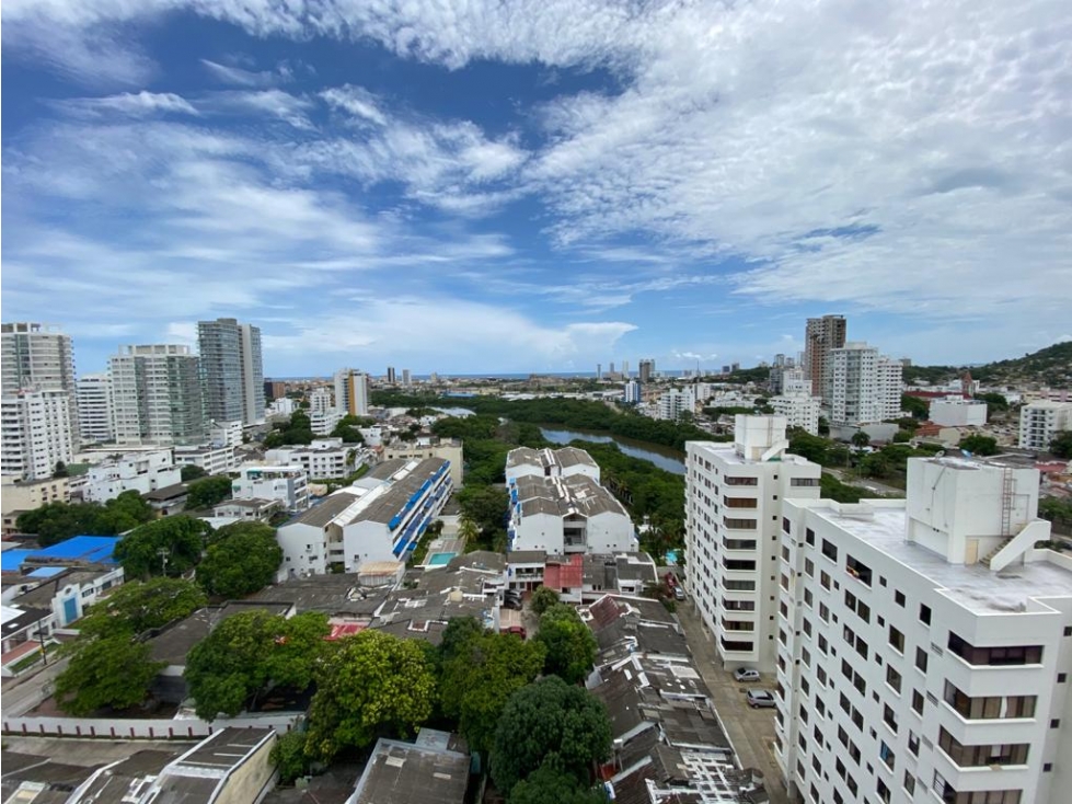 EN VENTA ESPECTACULAR APARTAMENTO EN EL BARRIO MANGA, CARTAGENA