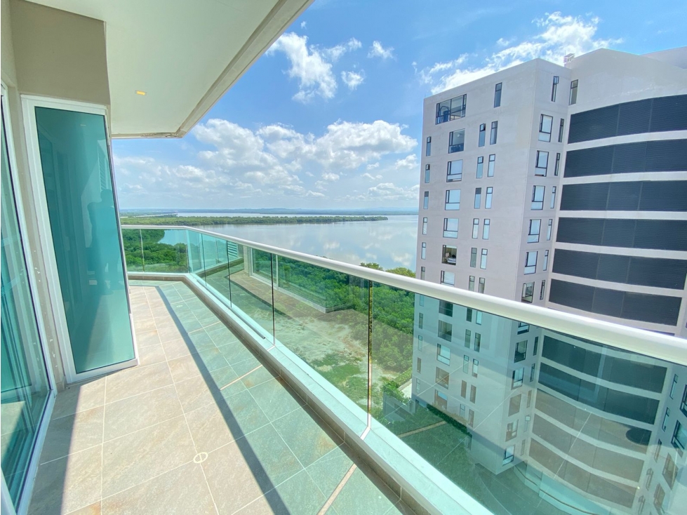 Apartamento en venta en cielo mar Cartagena de indias piso alto