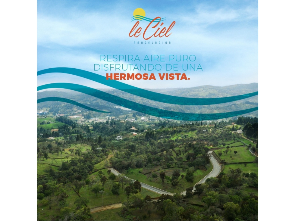 Lote en venta Guarne, Antioquia, Parcelación Le Ciel.