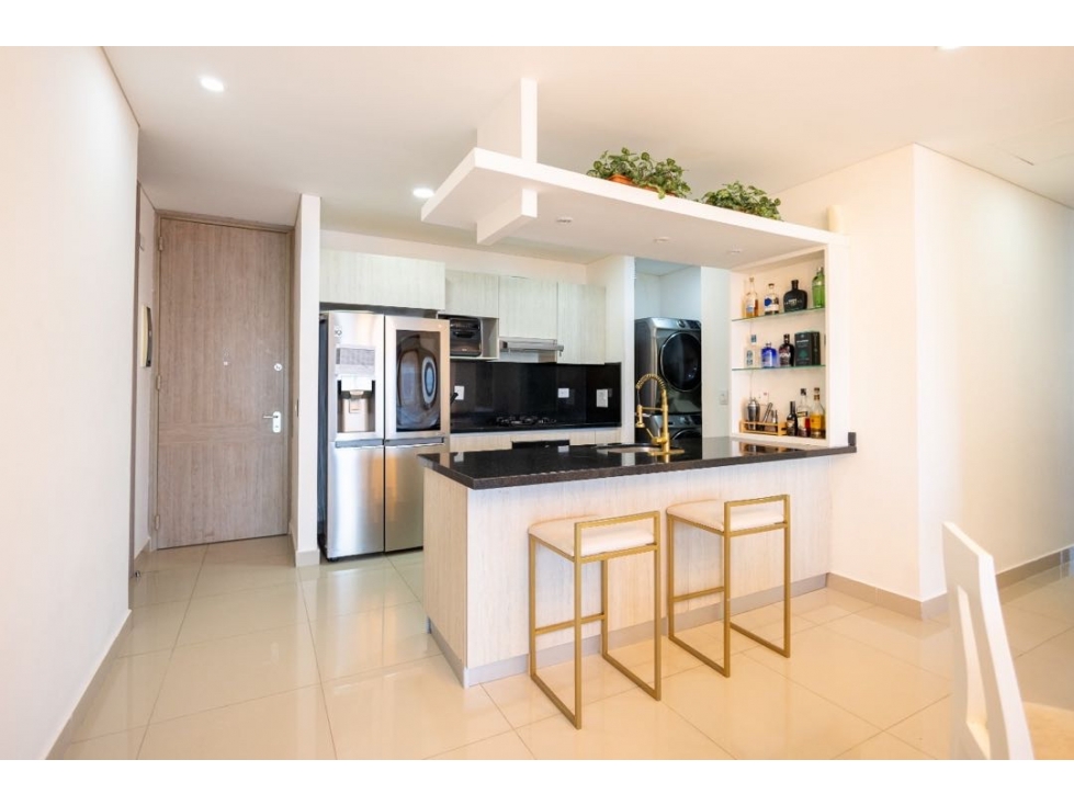 Apartamento de tres habitaciones amoblado permiso para uso turístico
