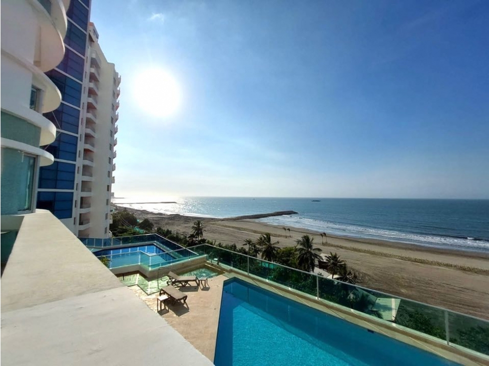En Cartagena vendo excelente apto vista directa al mar en Bocagrande