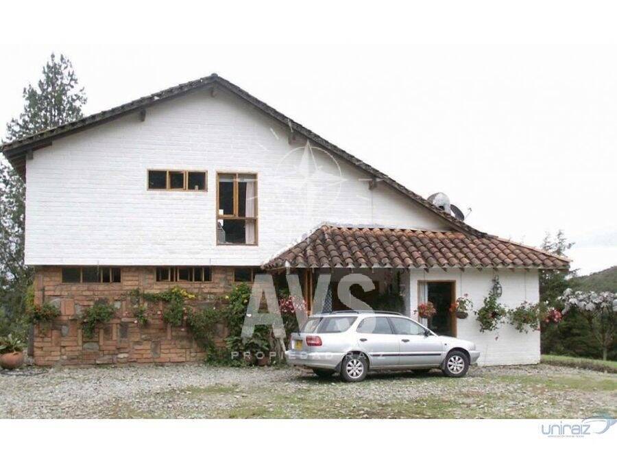 Casa finca para venta en parcelacion de el Retiro 3916