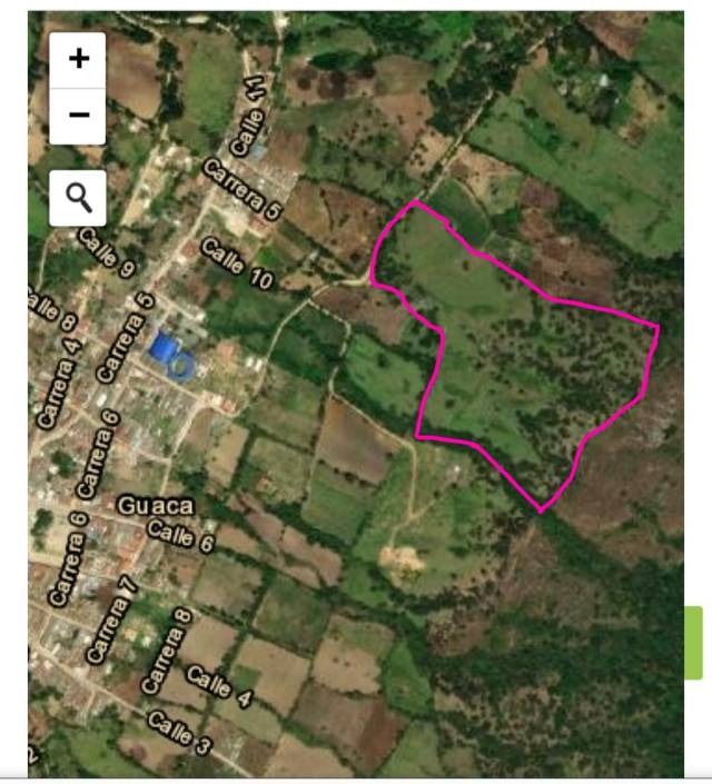 Finca en Guaca Santander a 3 cuadras del casco urbano